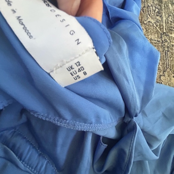 ASOS Blue Backless Dress - Picture 8 of 8